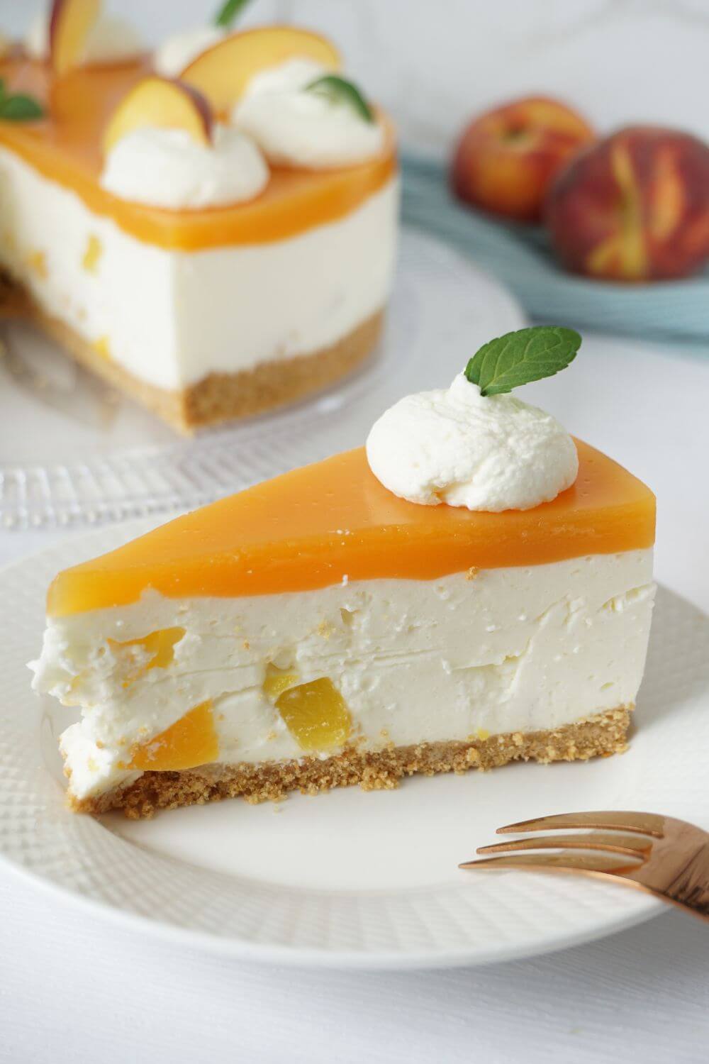 Pfirsich Maracuja Torte ohne Backen Pfirsich Maracuja Torte ohne Backen