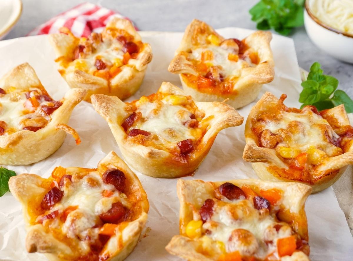 Schnelle Pizza-Muffins, die nicht nur Kinder lieben