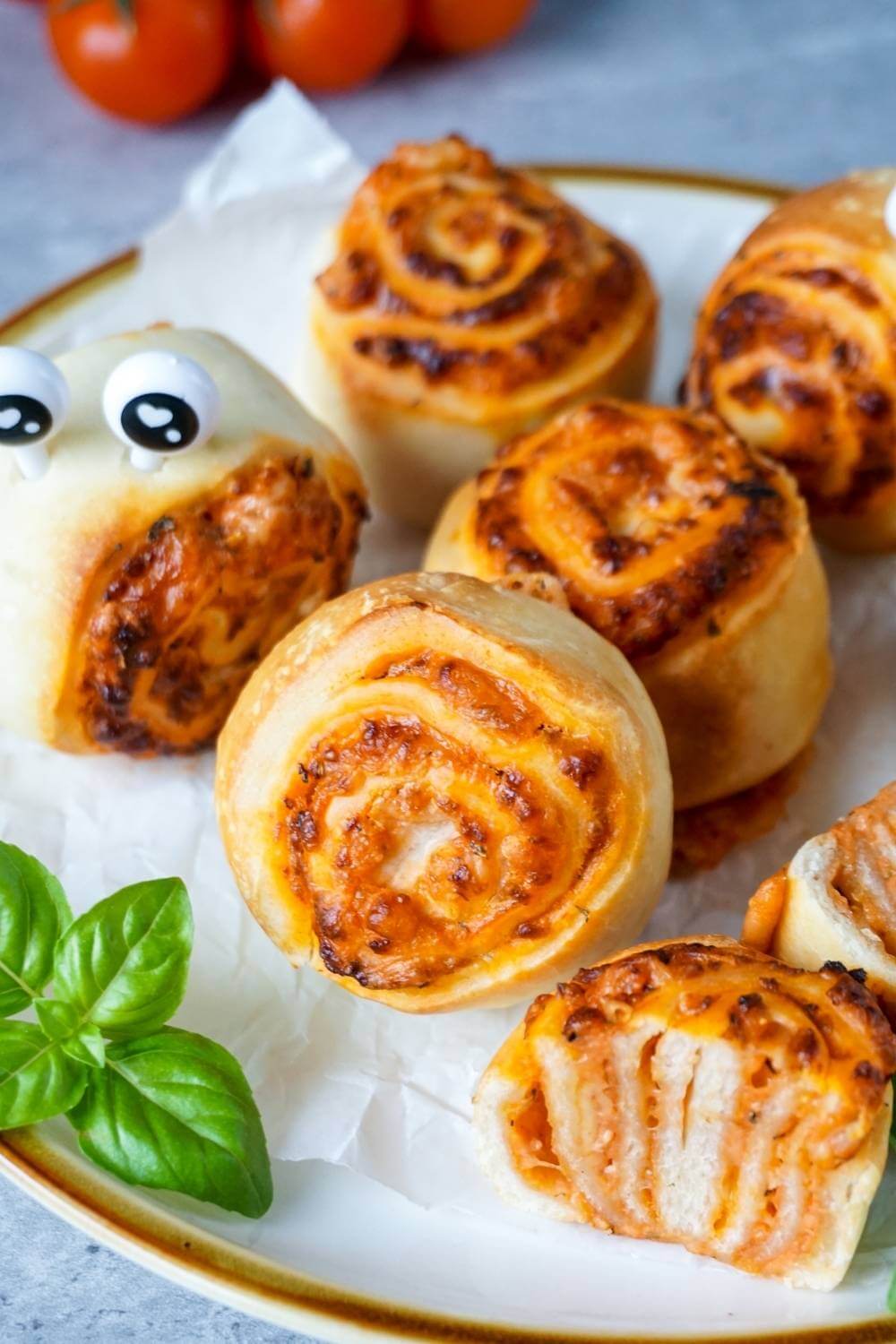 Pizzaschnecken aus der Heißluftfritteuse, blitzschnell gemacht