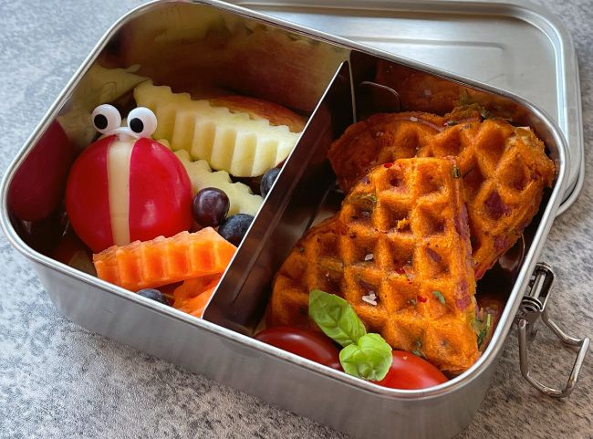 Pizzwaffeln f&uuml;r Kinder
