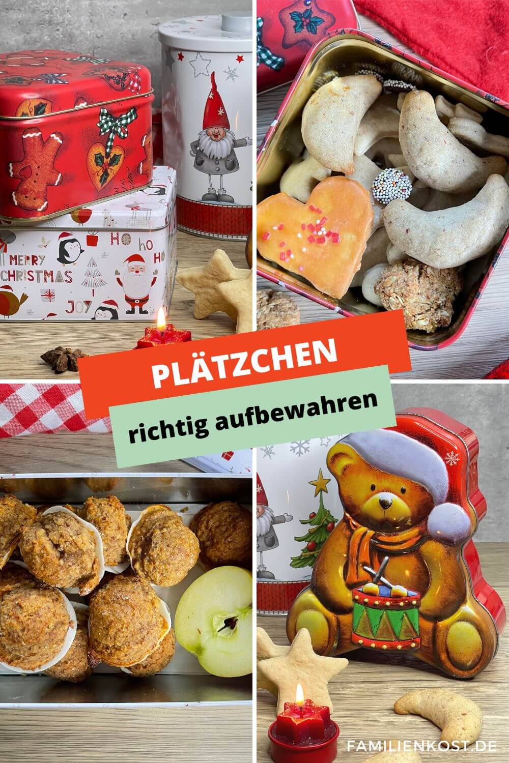 Pl&auml;tzchen aufbewahren - Tipps