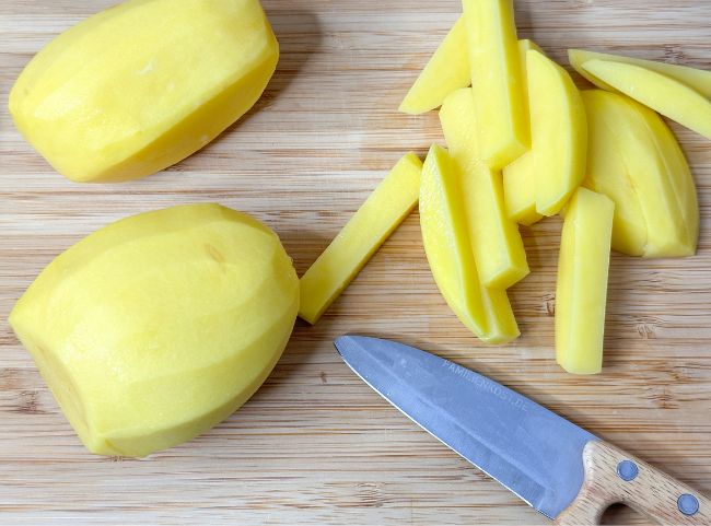 Pommes schneiden Pommes schneiden