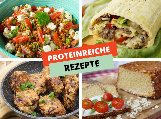 Proteinreiche Rezepte Proteinreiche Rezepte - Ideen mit viel Eiweiß