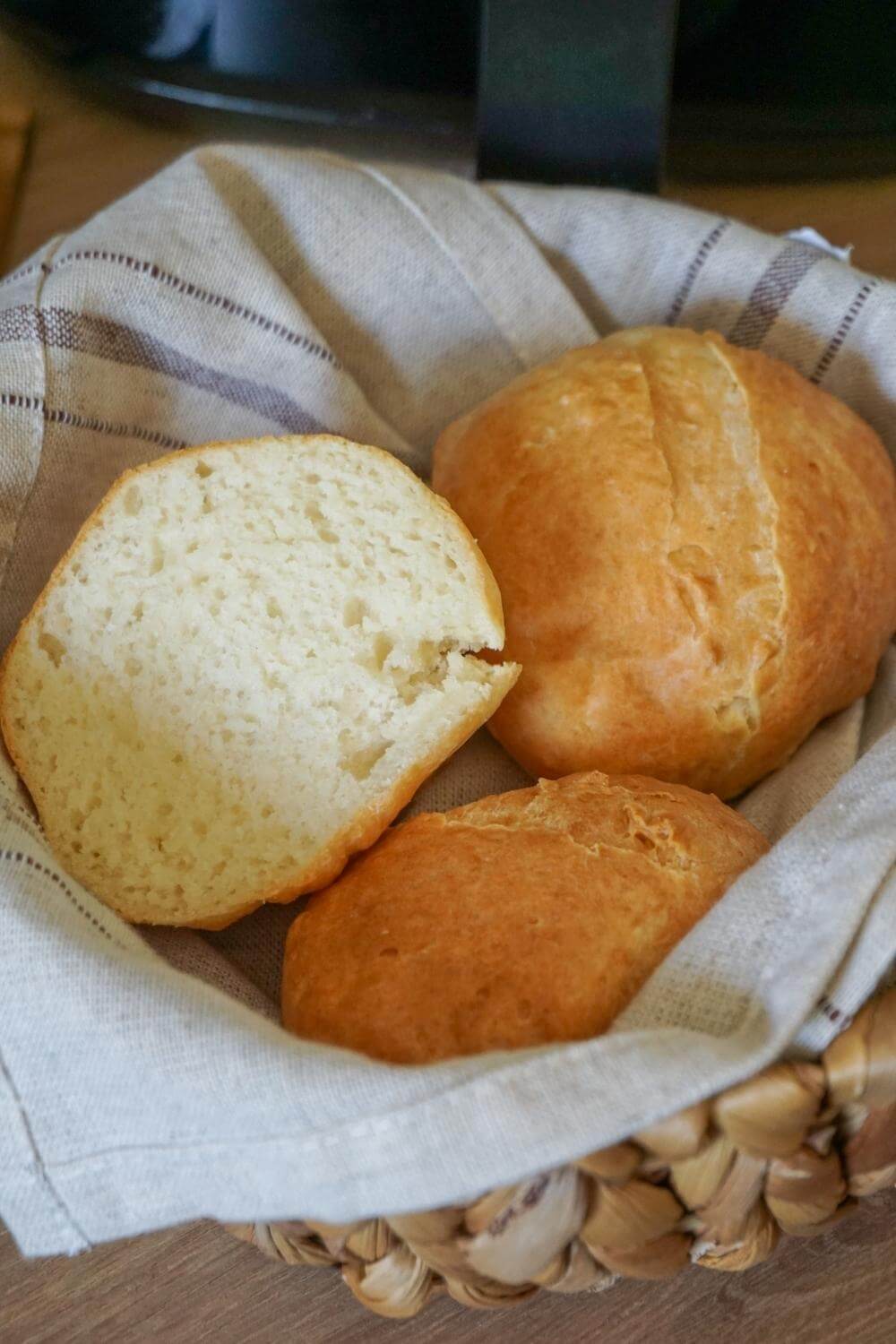 Quarkbr&ouml;tchen Hei&szlig;luftfritteuse Rezept