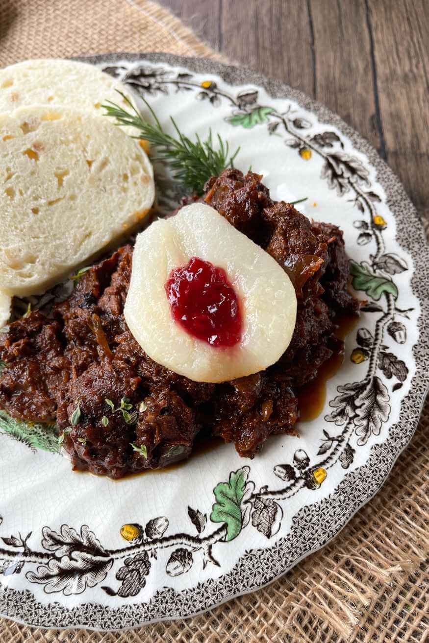 Rehgulasch nach Omas Art Rehgulasch nach Omas Art
