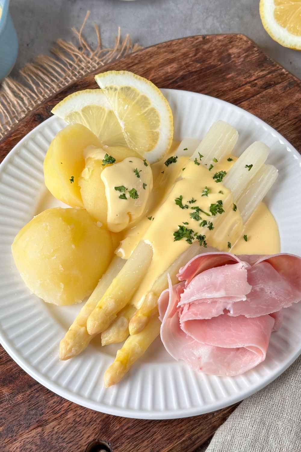 Spargel mit Schinken Spargel mit Schinken