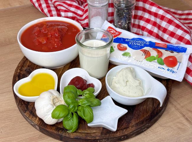 Rezept Tomate Mozzarella So&szlig;e