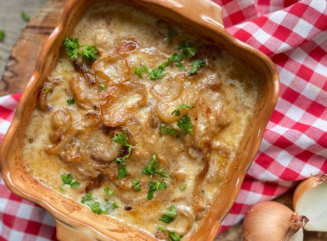 Rezept Zwiebel-Sahne-H&auml;hnchen