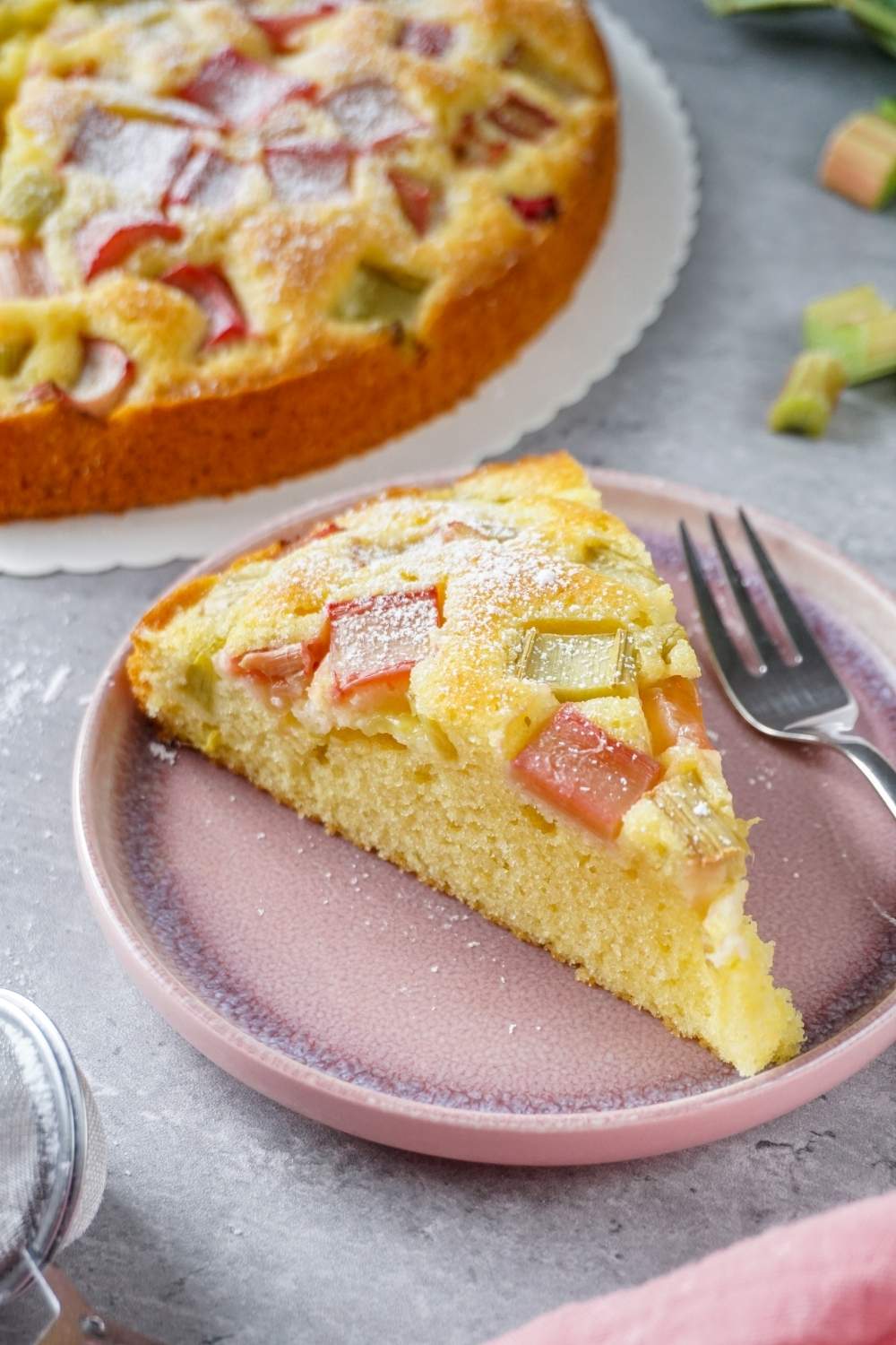 Rhabarberkuchen - Rasend schnelles Rezept