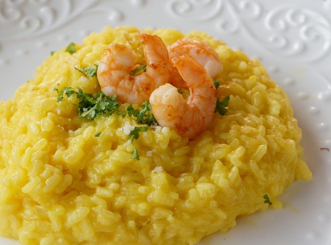 Risotto mit Garnelen Risotto mit Garnelen