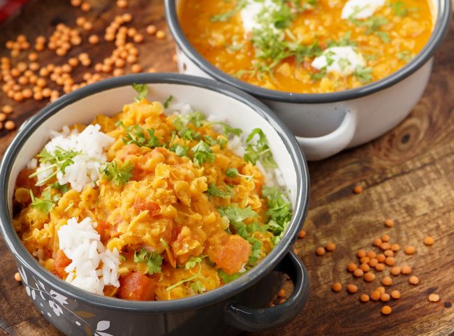 Rote Linsen Curry