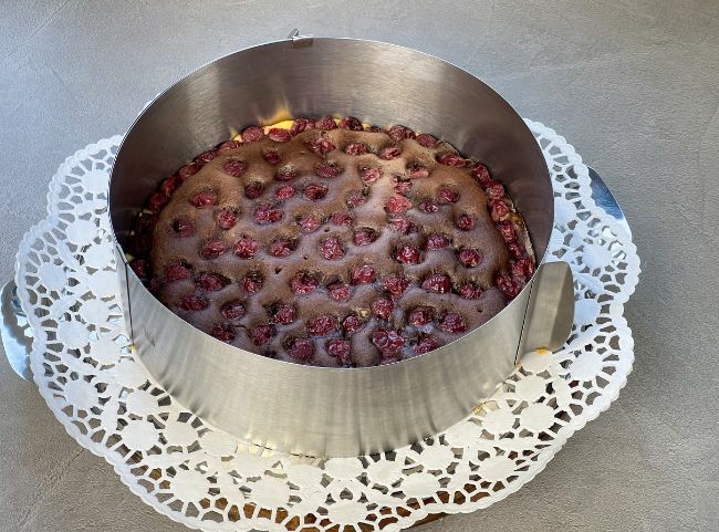 Rotkäppchen Kuchen mit Tortenring Rotkäppchen Kuchen mit Tortenring