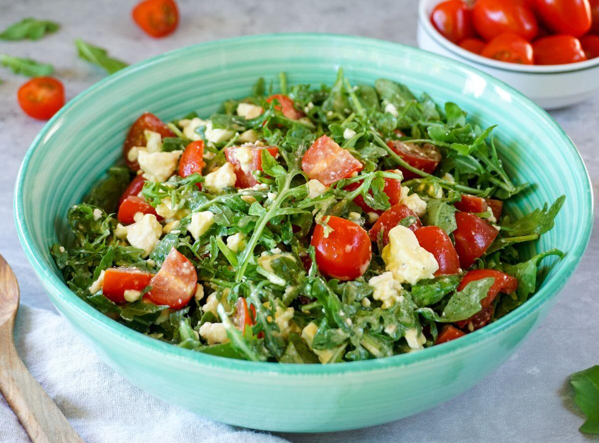 Rucola-Salat mit Feta
