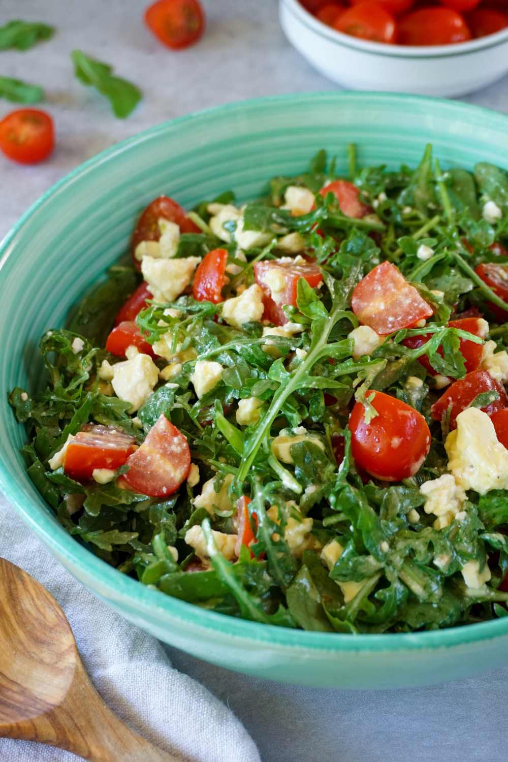 Rucola-Salat Tomaten