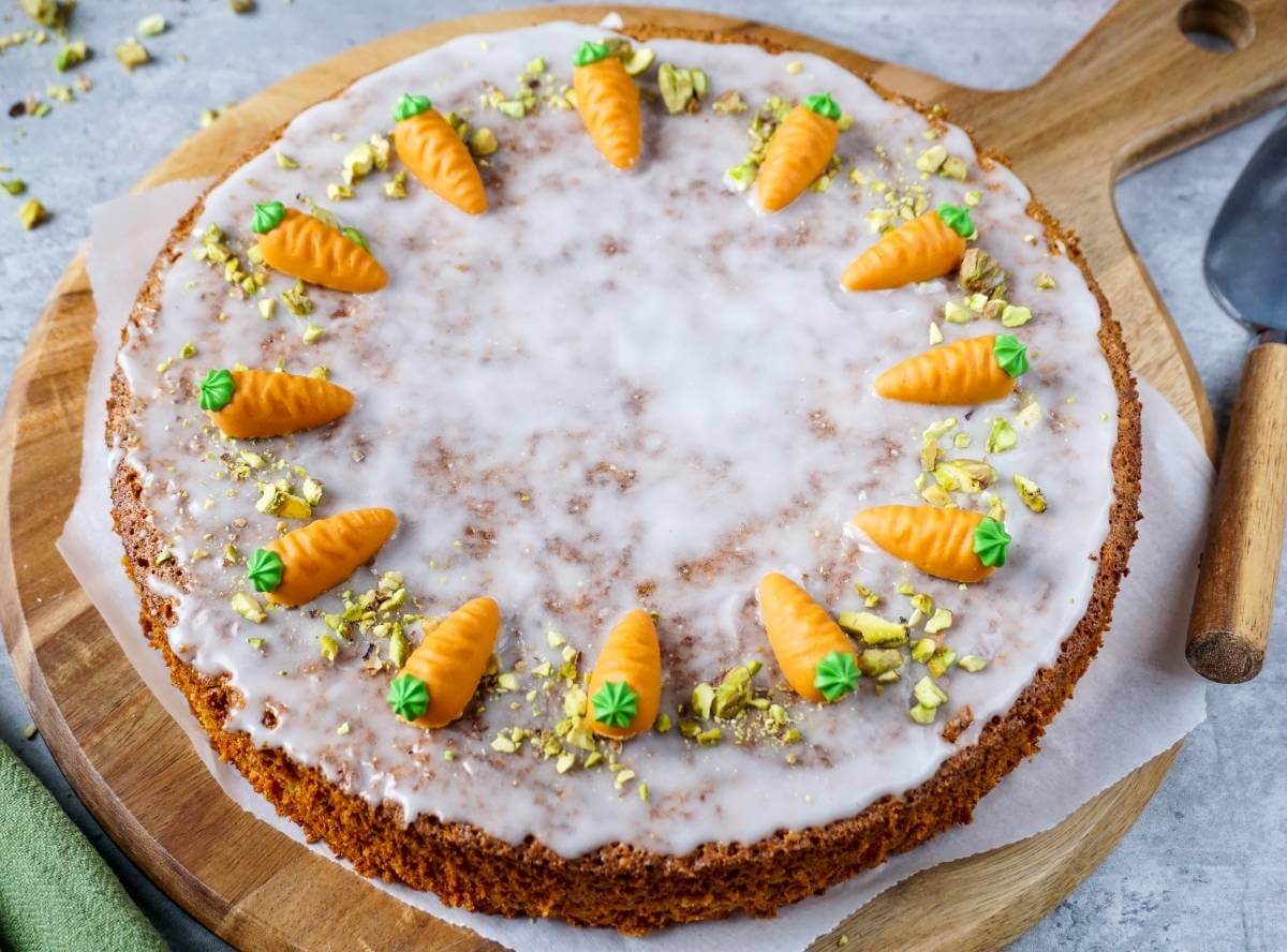 Rüblikuchen Zuckerguss Rüblikuchen Zuckerguss