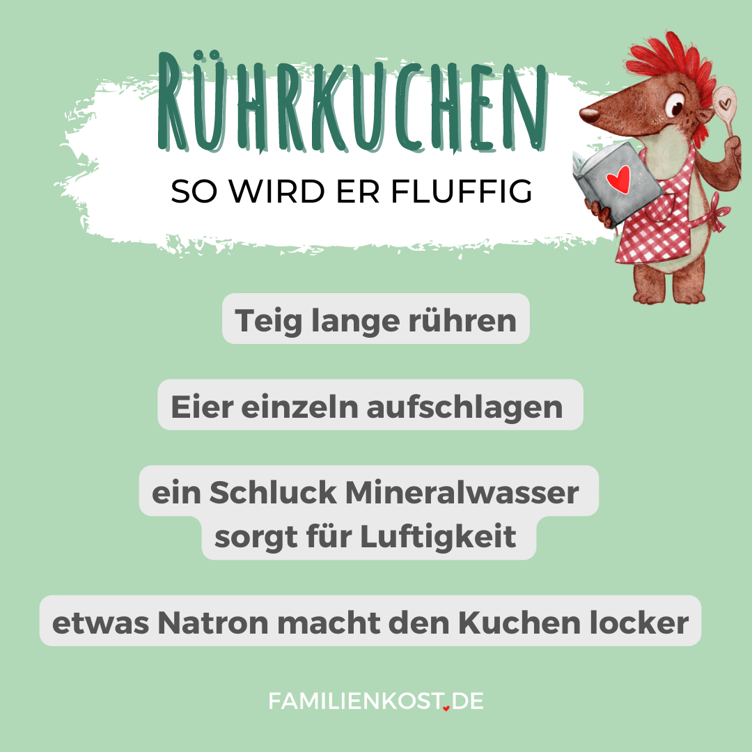 R&uuml;hrkuchen Tipps