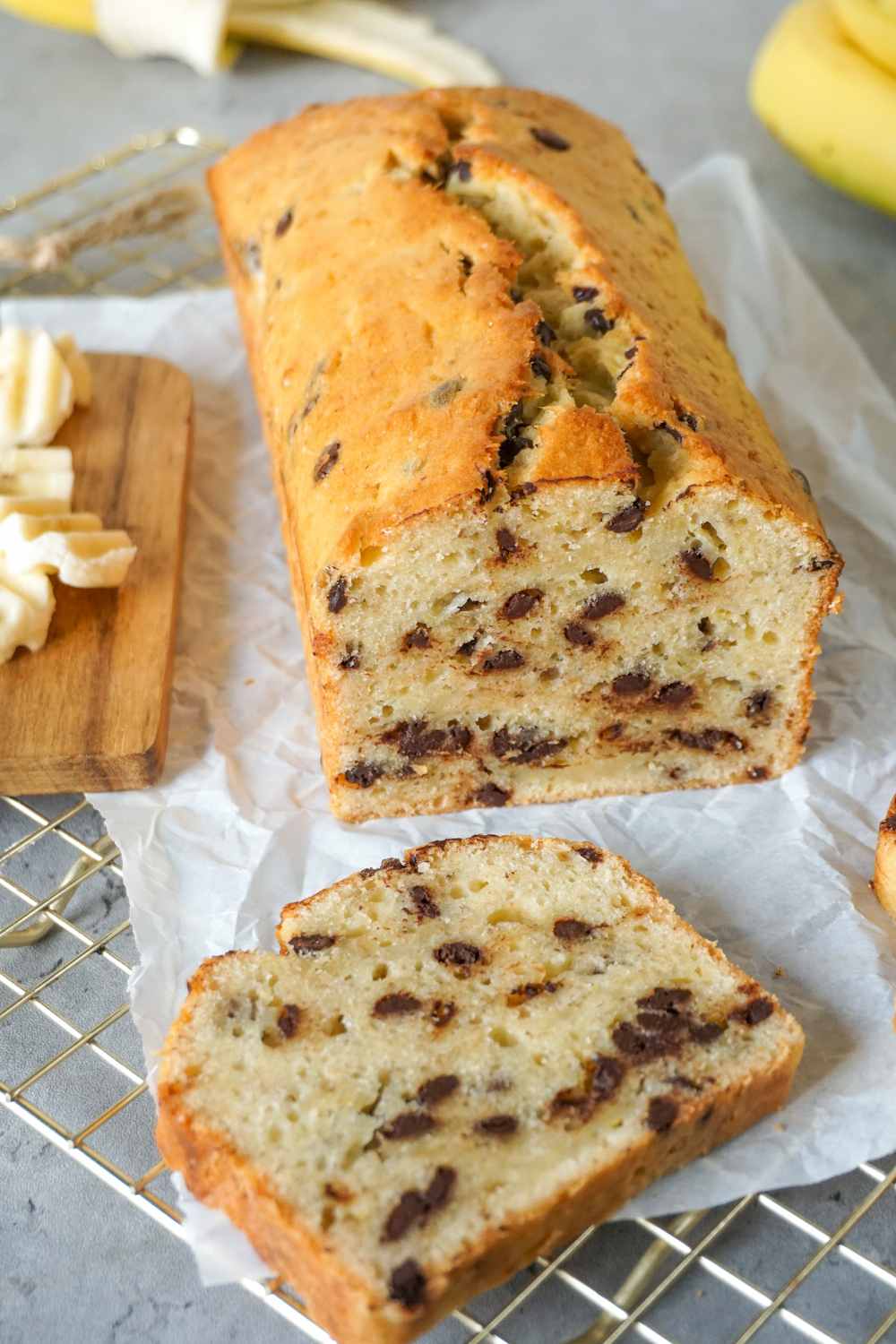 Bananenbrot mit Schokolade Bananenbrot mit Schokolade