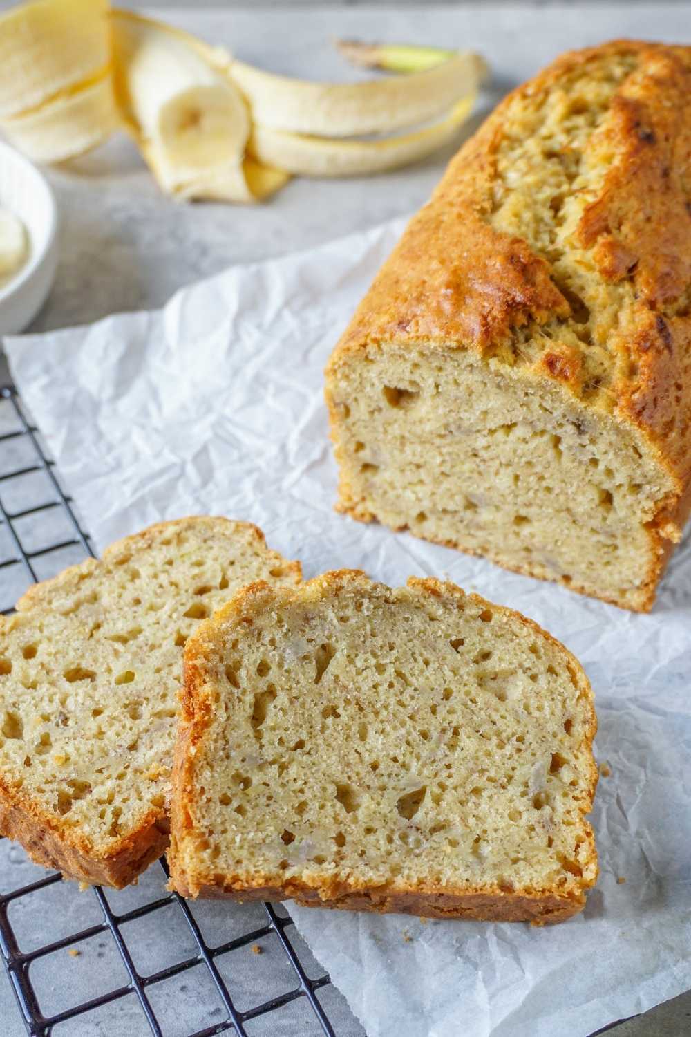 Dieses Bananenbrot ist so saftig, da bleibt kein Krümel übrig! 