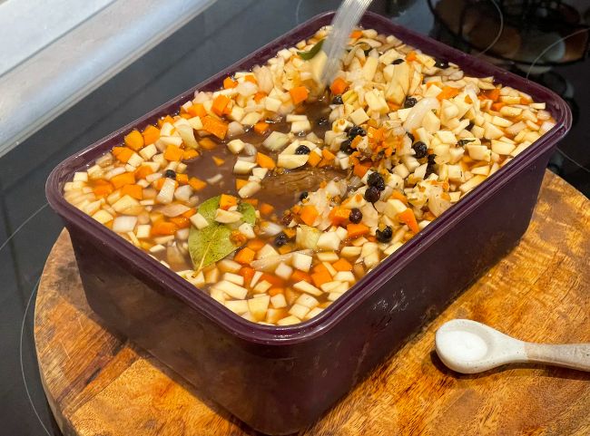 Sauerbraten einlegen Sauerbraten einlegen