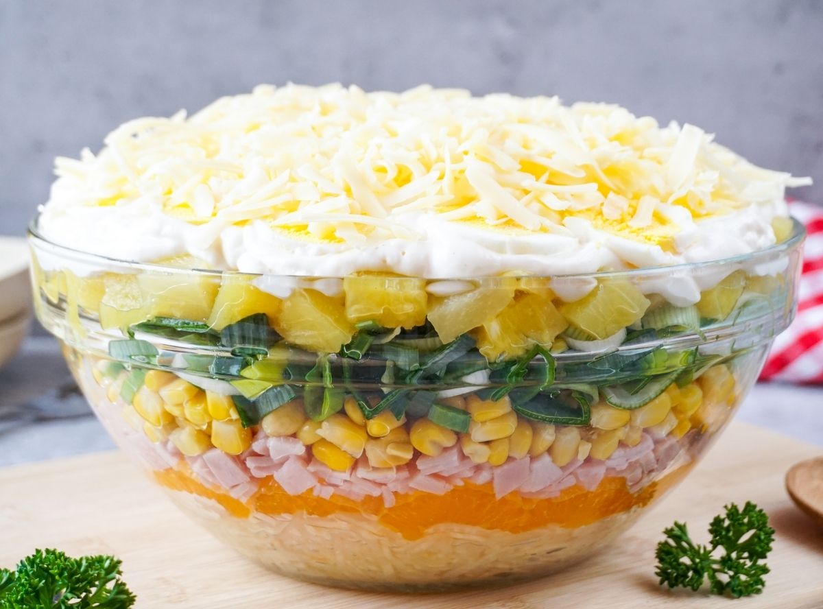 Schichtsalat – der einfache Klassiker