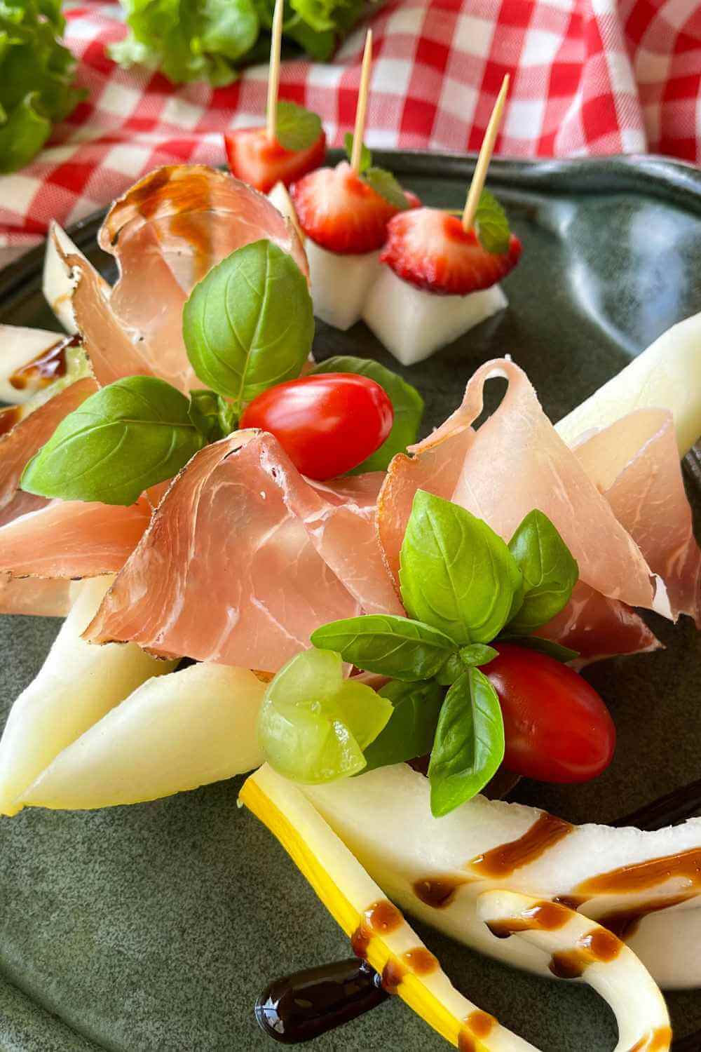 Melone mit Schinken Melone mit Schinken