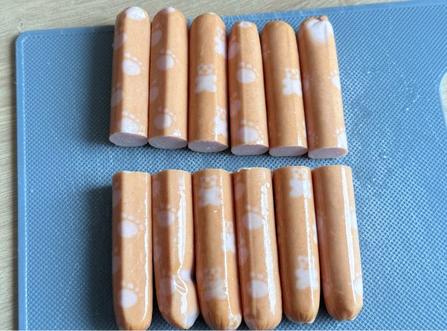 SchlaWiener W&uuml;rstchen halbieren