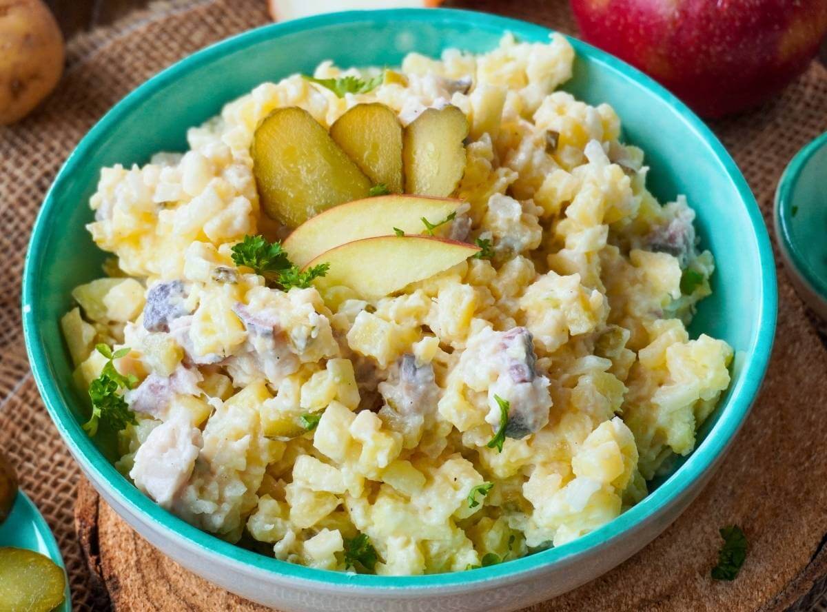 Schlesischer Kartoffelsalat mit Hering