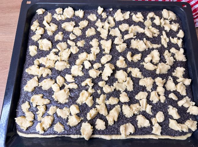 Schlesischer Mohnkuchen mit Streusel Schlesischer Mohnkuchen mit Streusel