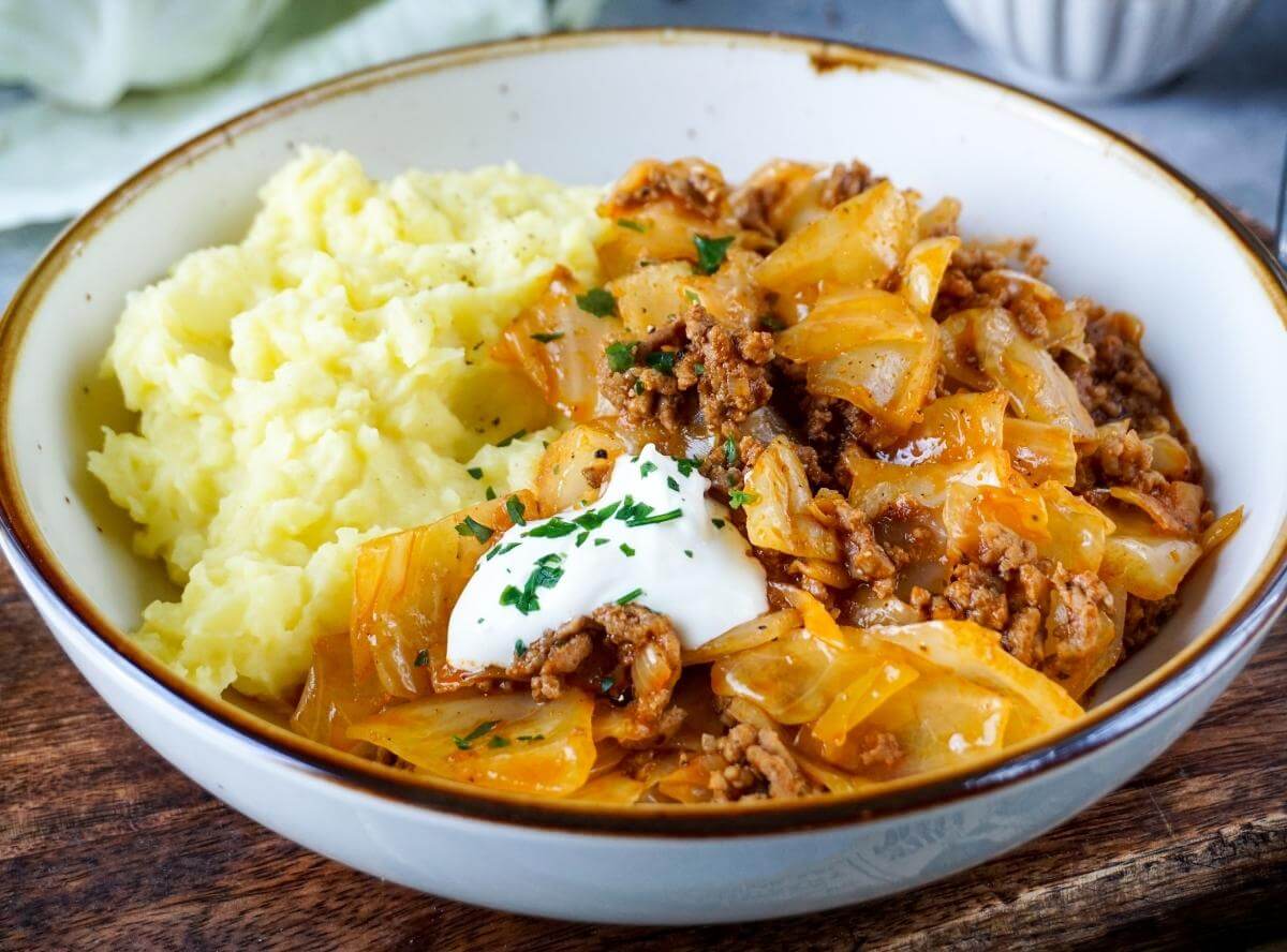 Schmorkohl mit Hackfleisch - wie bei Oma