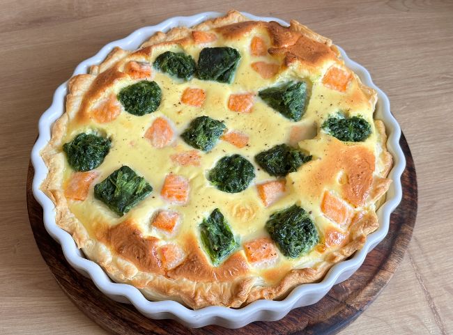 Schnelle Blätterteig Quiche Spinat Schnelle Blätterteig Quiche Spinat