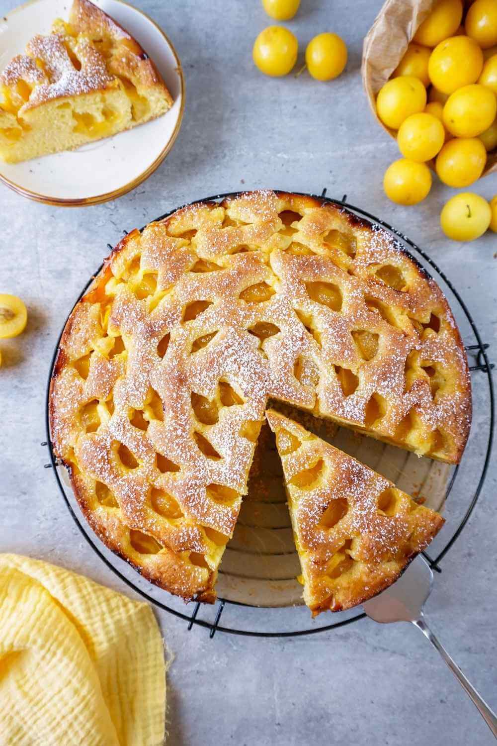 Mirabellenkuchen – rasend schnelles Rezept Mirabellenkuchen – rasend schnelles Rezept