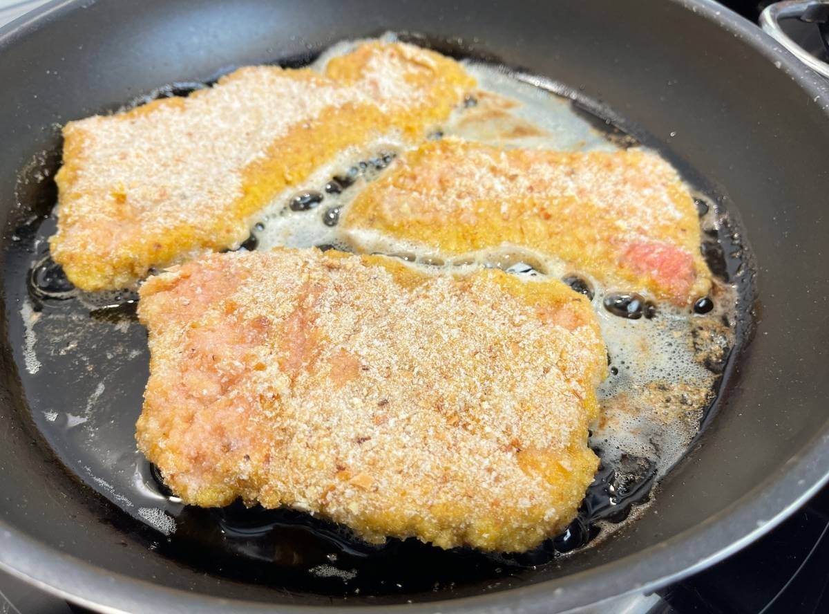 Schnitzel braten Schnitzel braten