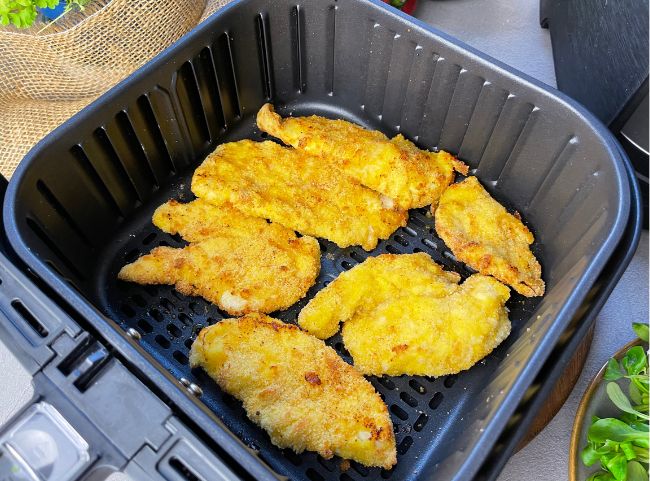 Schnitzel Cosori Hei&szlig;luftfritteuse