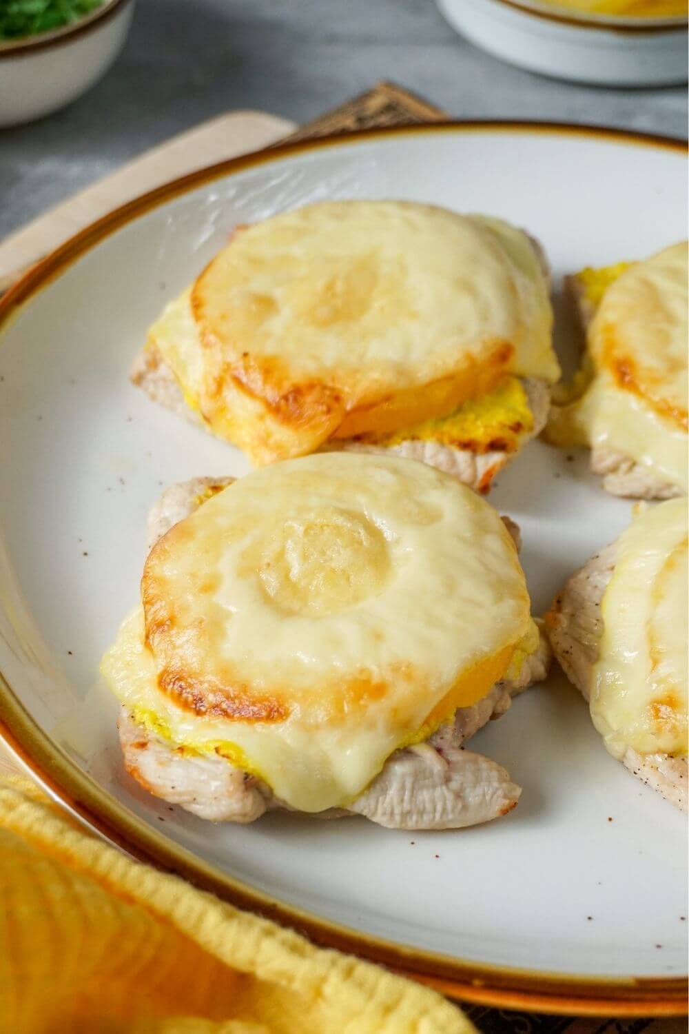 Schnitzel Hawaii aus der Heißluftfritteuse