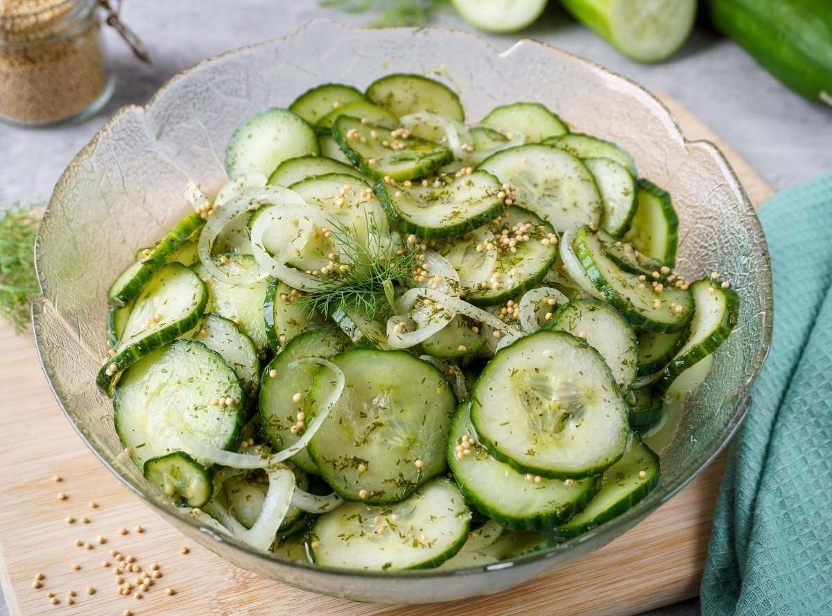 Schüttelgurken (Schnellgurken) – Omas DDR-Rezept