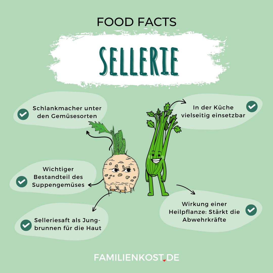 Sellerie ist gesund f&uuml;r Kinder