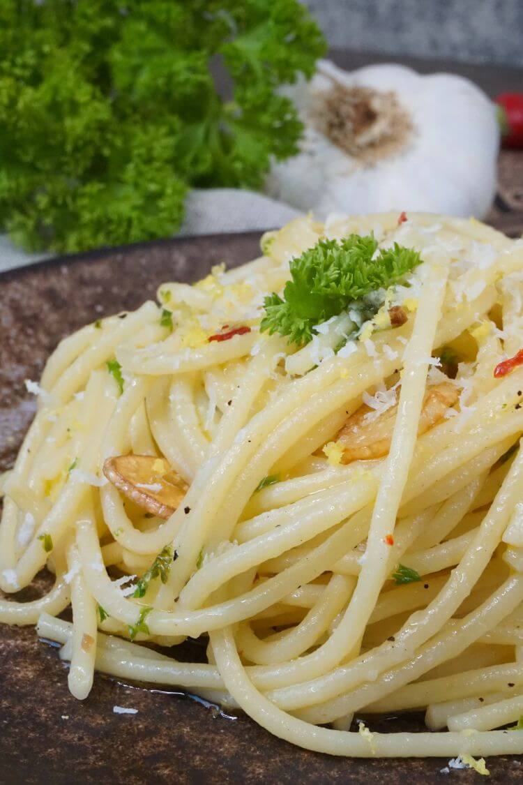 Spaghetti agilo e olio