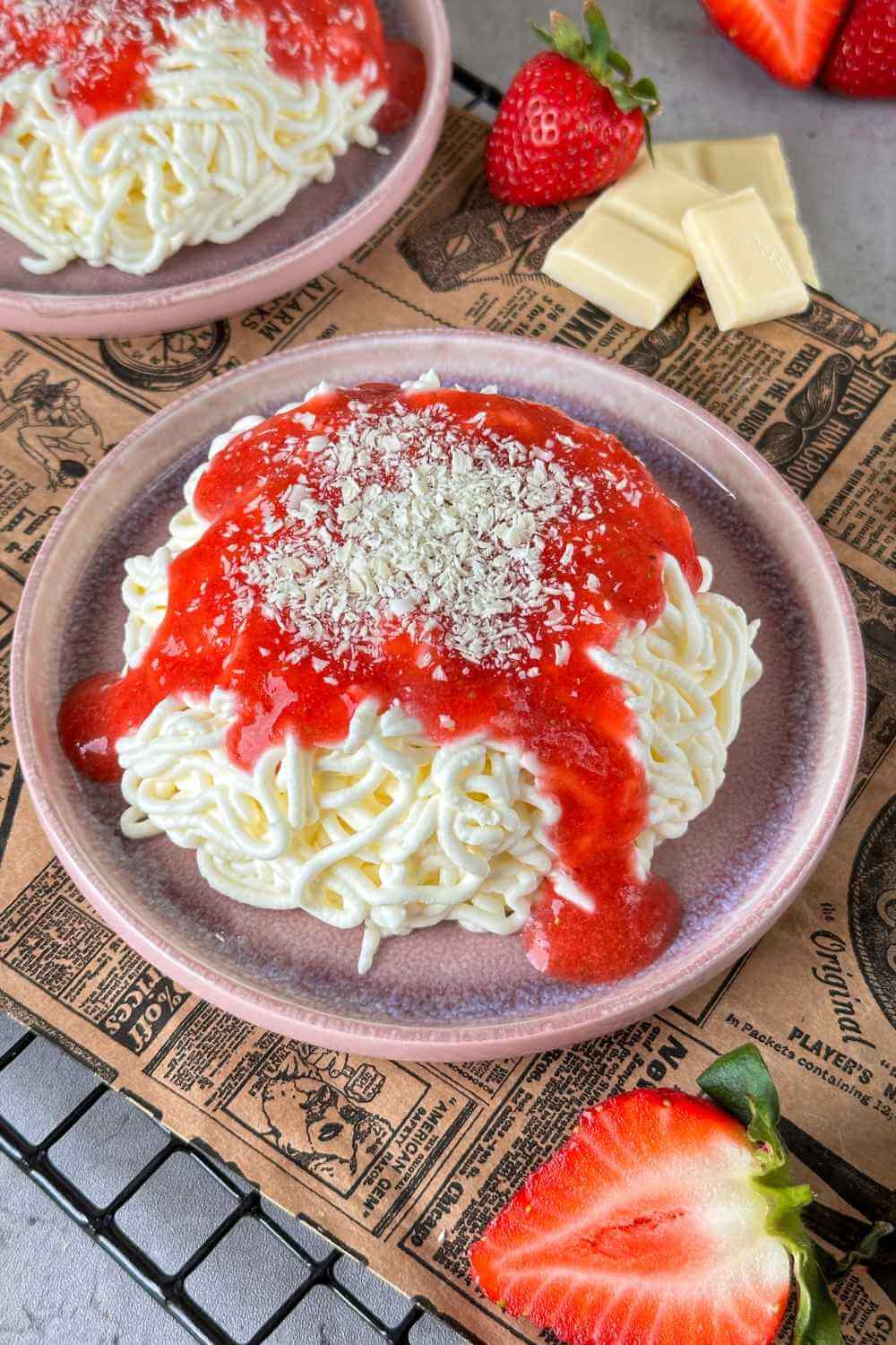 Spaghetti-Eis-Dessert - so gehts richtig! Spaghetti-Eis-Dessert - so gehts richtig!