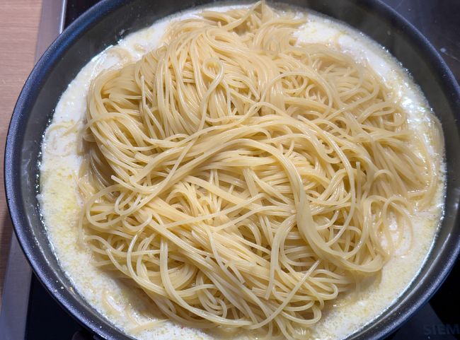 Spaghetti Pasta Alfredo Spaghetti original italienisch Spaghetti Pasta Alfredo Spaghetti original italienisch