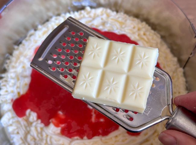 Spaghetti Torte weiße Schokolade Spaghetti Torte weiße Schokolade