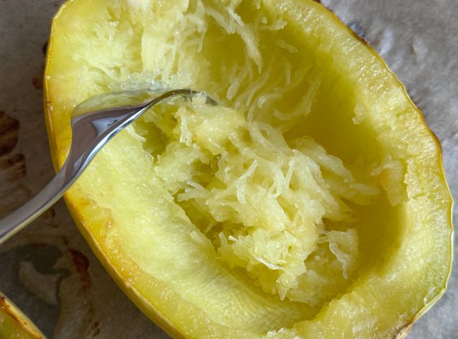 Spaghettikürbis zubereiten Spaghettikürbis zubereiten