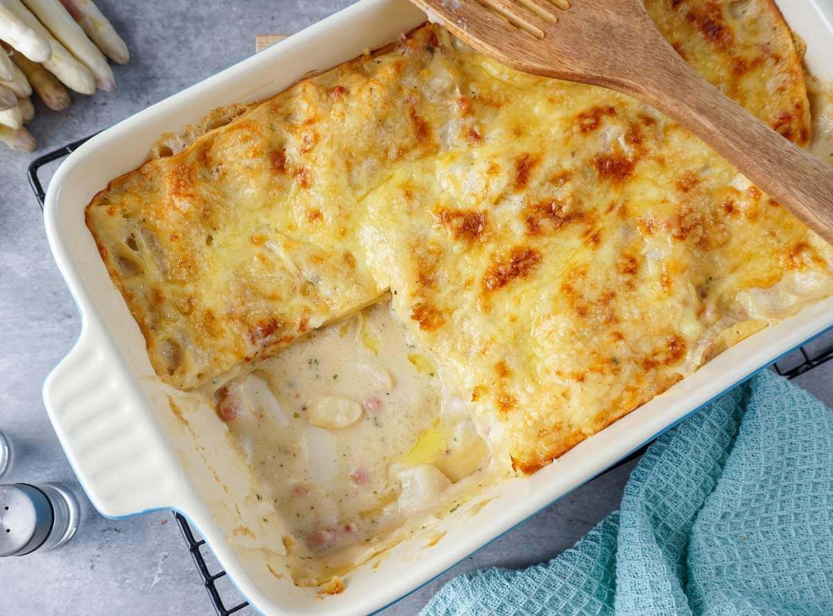 Spargellasagne - mein cremiges Rezept