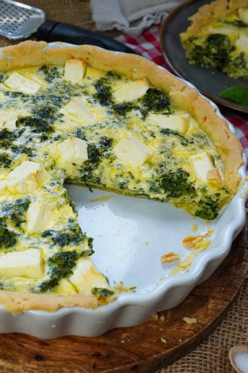 Spinat Feta Quiche Spinat Feta Quiche