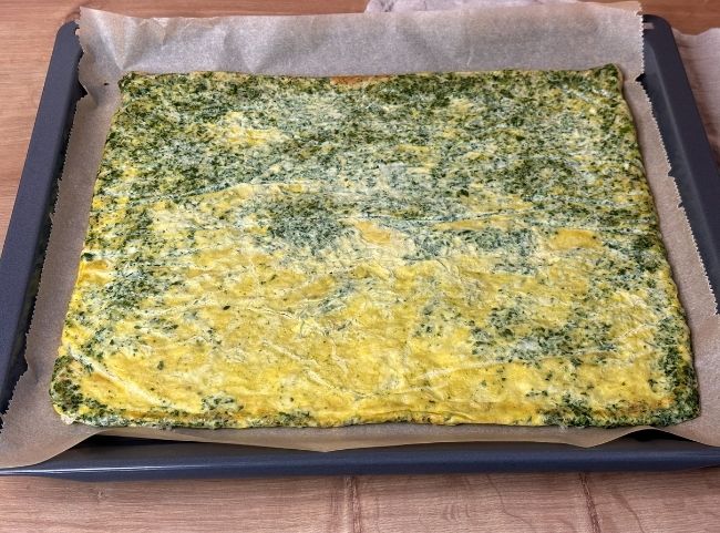 Spinat-Eier-Teig backen Spinat-Eier-Teig backen