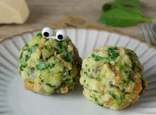 Spinatkn&ouml;del Kinder