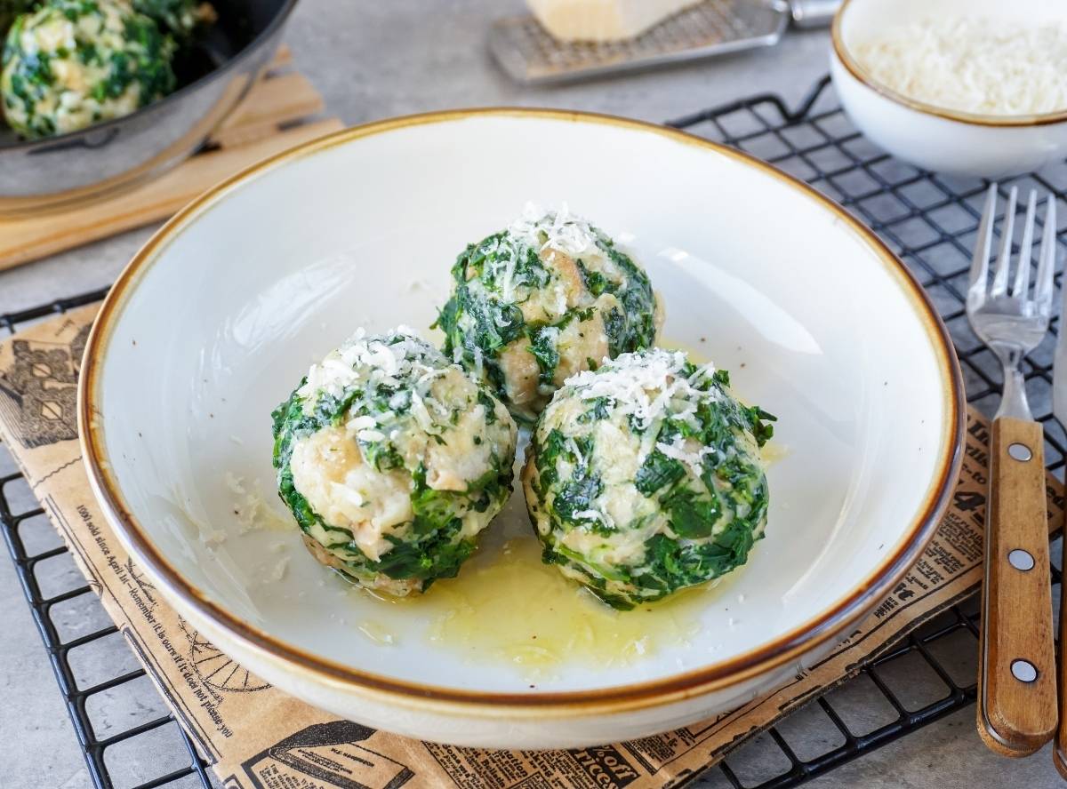 Spinatknödel – deftig, einfach & richtig gut