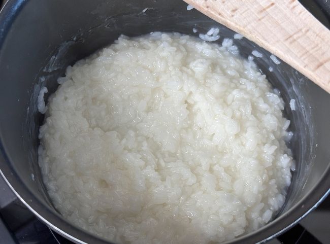 Sushi Reis - quellen lassen Sushi Reis - quellen lassen