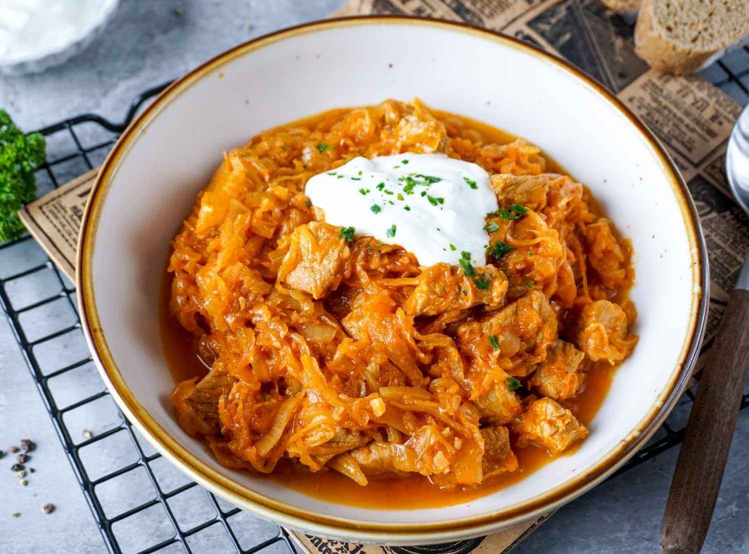 Szegediner Gulasch ganz einfach
