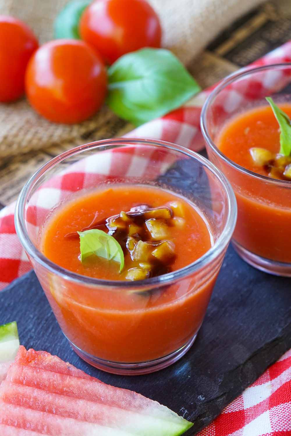 Wassermelonen Gazpacho Wassermelonen Gazpacho