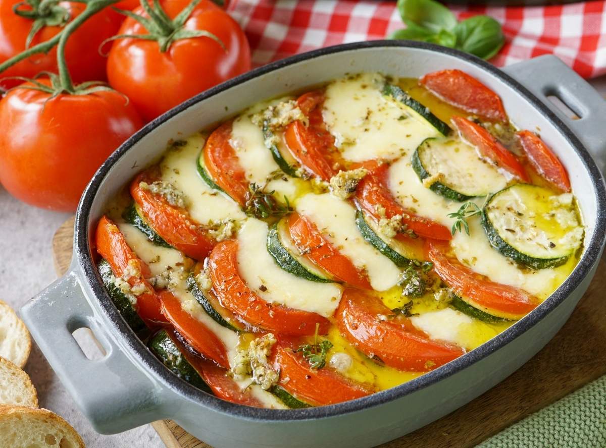 Zucchini-Tomaten-Auflauf